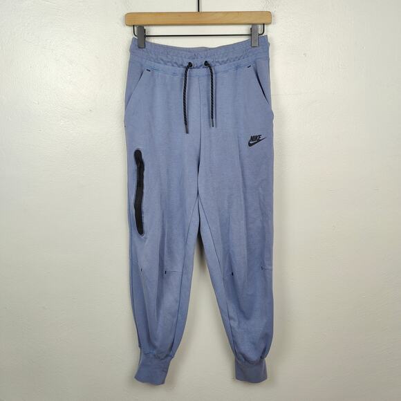Nike Tech Fleece Joggers Womens Small Lilac Purple Sweatpants Pants - Picture 1 of 11